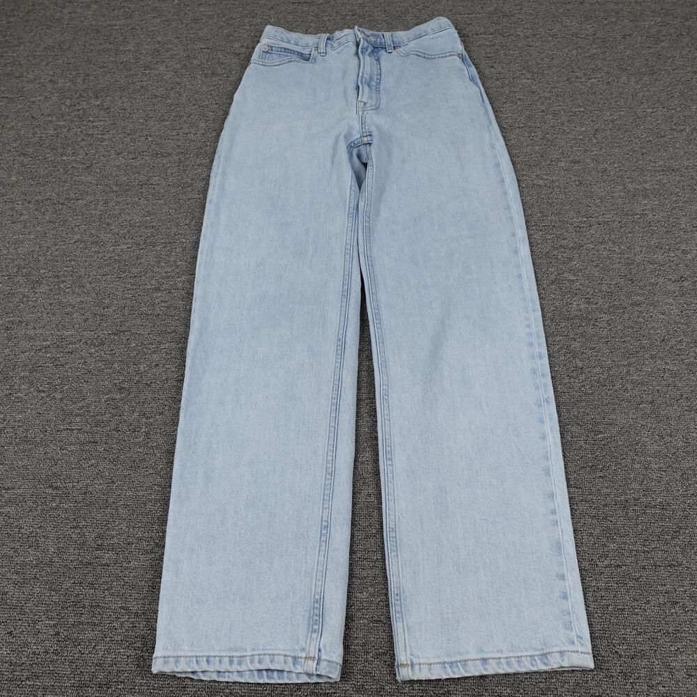 Everlane Way-High Jeans Womens 29 Light Wash High Rise Straight 29x28 Denim